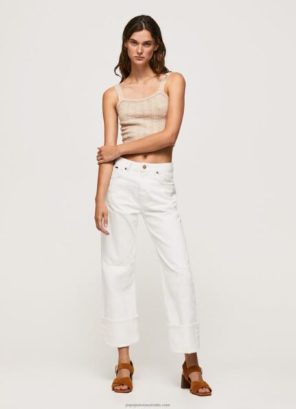 Women Denim Pepe Jeans Hazel High Waisted Regular Fit Jeans 60J402