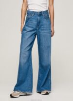 Women Denim Pepe Jeans Jaimy High Waisted Wide Fit Jeans 60J4079 - Image 2