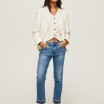 Women Denim Pepe Jeans Jolie Midrise Regular Fit Jeans 60J4020