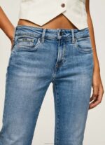 Women Denim Pepe Jeans Jolie Midrise Regular Fit Jeans 60J4020 - Image 3
