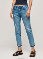 Women Denim Pepe Jeans Jolie Midrise Regular Fit Jeans 60J4029 - Image 2