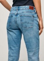 Women Denim Pepe Jeans Jolie Midrise Regular Fit Jeans 60J4029 - Image 5