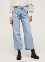 Women Denim Pepe Jeans Lexa Sky High Waisted Wide Fit Jeans 60J4078 - Image 2