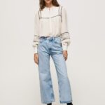 Women Denim Pepe Jeans Lexa Sky High Waisted Wide Fit Jeans 60J4078