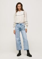 Women Denim Pepe Jeans Lexa Sky High Waisted Wide Fit Jeans 60J4078