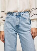 Women Denim Pepe Jeans Lexa Sky High Waisted Wide Fit Jeans 60J4078 - Image 3