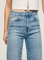 Women Denim Pepe Jeans Lexa Sky High Waisted Wide Fit Jeans 60J4090 - Image 3