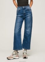 Women Denim Pepe Jeans Lexa Sky High Waisted Wide Fit Jeans 60J4091 - Image 2