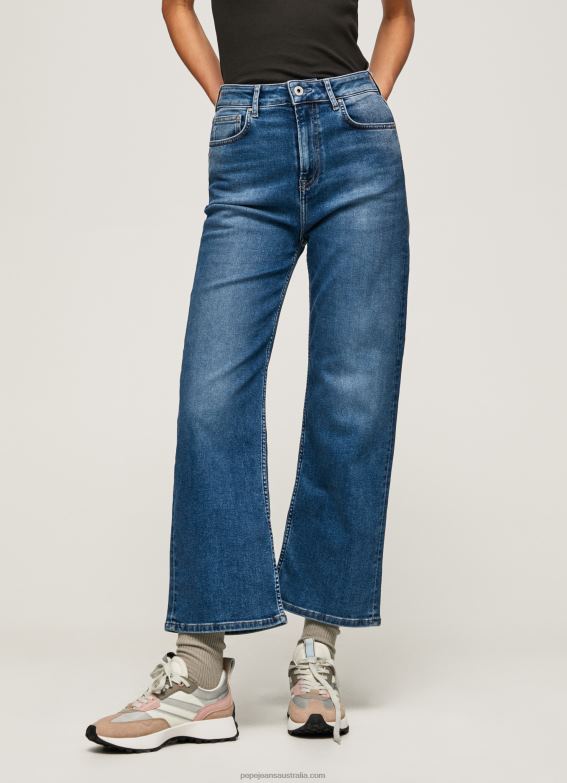 Women Denim Pepe Jeans Lexa Sky High Waisted Wide Fit Jeans 60J4091 - Image 2