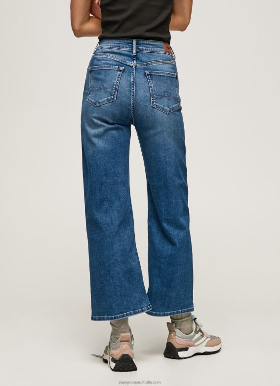 Women Denim Pepe Jeans Lexa Sky High Waisted Wide Fit Jeans 60J4091 - Image 4