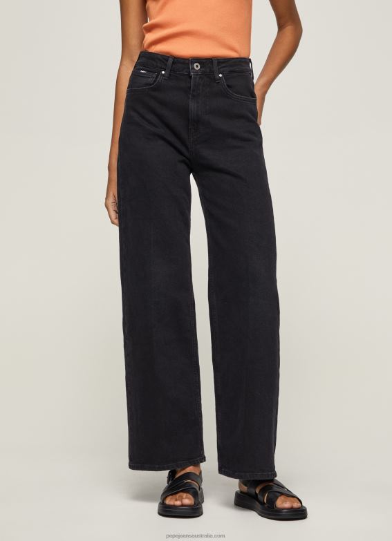 Women Denim Pepe Jeans Lexa Sky Wide Fit High Waist Jeans 60J4073 - Image 2