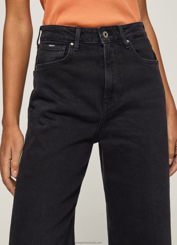 Women Denim Pepe Jeans Lexa Sky Wide Fit High Waist Jeans 60J4073 - Image 3