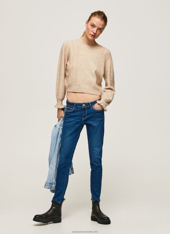women_denim_pepe_jeans_lola_midrise_skinny_fit_jeans_60j4039.jpg Women Denim Pepe Jeans Lola Midrise Skinny Fit Jeans 60J4039 - Image 1