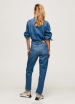 Women Denim Pepe Jeans Long Cotton Denim Jumpsuit 60J40147 - Image 4