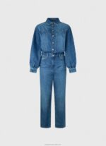 Women Denim Pepe Jeans Long Cotton Denim Jumpsuit 60J40147 - Image 5