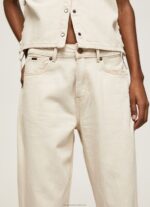 Women Denim Pepe Jeans Mayfair Midrise Relaxed Fit Jeans 60J4089 - Image 3