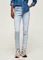 Women Denim Pepe Jeans New Brooke Midrise Regular Fit Jeans 60J4010 - Image 2