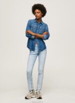 Women Denim Pepe Jeans New Brooke Midrise Regular Fit Jeans 60J4010