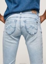 Women Denim Pepe Jeans New Brooke Midrise Regular Fit Jeans 60J4010 - Image 5