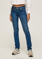Women Denim Pepe Jeans New Brooke Midrise Regular Fit Jeans 60J4011 - Image 2