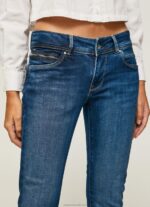 Women Denim Pepe Jeans New Brooke Midrise Regular Fit Jeans 60J4011 - Image 3