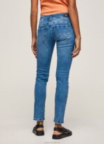 Women Denim Pepe Jeans New Brooke Midrise Regular Fit Jeans 60J4027 - Image 5