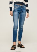 Women Denim Pepe Jeans New Brooke Midrise Regular Fit Jeans 60J408 - Image 2