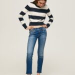 Women Denim Pepe Jeans New Brooke Midrise Regular Fit Jeans 60J408