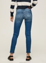 Women Denim Pepe Jeans New Brooke Midrise Regular Fit Jeans 60J408 - Image 4