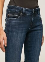 Women Denim Pepe Jeans New Brooke Slim Fit Mid Waist Jeans 60J4035 - Image 3
