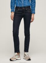 Women Denim Pepe Jeans New Brooke Slim Fit Mid Waist Jeans 60J409 - Image 2