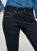 Women Denim Pepe Jeans New Brooke Slim Fit Mid Waist Jeans 60J409 - Image 3