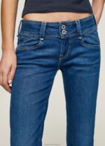 Women Denim Pepe Jeans New Gen Midrise Regular Fit Jeans 60J4012 - Image 3