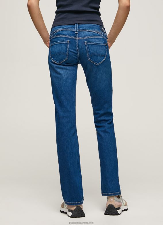 Women Denim Pepe Jeans New Gen Midrise Regular Fit Jeans 60J4012 - Image 5