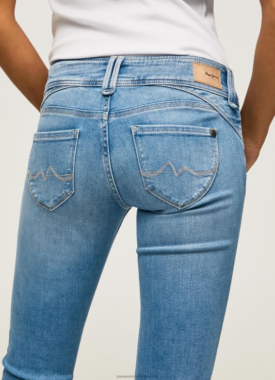 Women Denim Pepe Jeans New Gen Midrise Regular Fit Jeans 60J4013 - Image 5