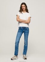 Women Denim Pepe Jeans New Gen Midrise Regular Fit Jeans 60J4014