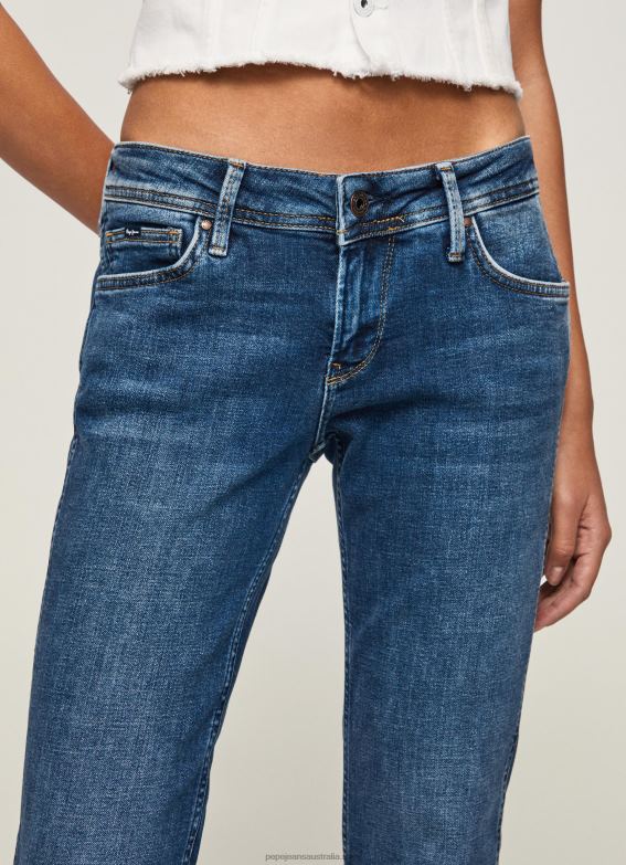 Women Denim Pepe Jeans New Pimlico Regular Fit Mid Waist Jeans 60J4036 - Image 3