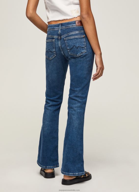 Women Denim Pepe Jeans New Pimlico Regular Fit Mid Waist Jeans 60J4036 - Image 4