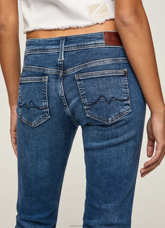 Women Denim Pepe Jeans New Pimlico Regular Fit Mid Waist Jeans 60J4036 - Image 5