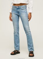 Women Denim Pepe Jeans Piccadilly Midrise Slim Fit Jeans 60J4072 - Image 2