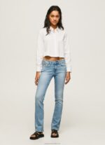 Women Denim Pepe Jeans Piccadilly Midrise Slim Fit Jeans 60J4072