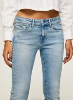 Women Denim Pepe Jeans Piccadilly Midrise Slim Fit Jeans 60J4072 - Image 3