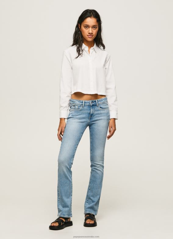 women_denim_pepe_jeans_piccadilly_midrise_slim_fit_jeans_60j4072.jpg Women Denim Pepe Jeans Piccadilly Midrise Slim Fit Jeans 60J4072 - Image 1