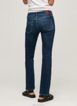 Women Denim Pepe Jeans Piccadilly Slim Fit Midrise Jeans 60J4065 - Image 4