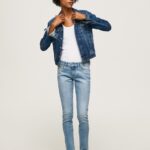 Women Denim Pepe Jeans Pixie Midrise Skinny Fit Jeans 60J4042