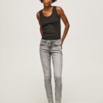 Women Denim Pepe Jeans Pixie Midrise Skinny Fit Jeans 60J4043