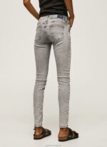 Women Denim Pepe Jeans Pixie Midrise Skinny Fit Jeans 60J4043 - Image 4