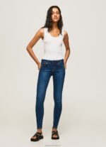 Women Denim Pepe Jeans Pixie Midrise Skinny Fit Jeans 60J4044