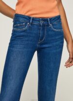 Women Denim Pepe Jeans Pixie Midrise Skinny Fit Jeans 60J4050 - Image 3