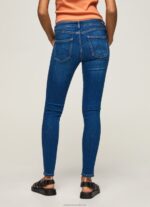 Women Denim Pepe Jeans Pixie Midrise Skinny Fit Jeans 60J4050 - Image 4